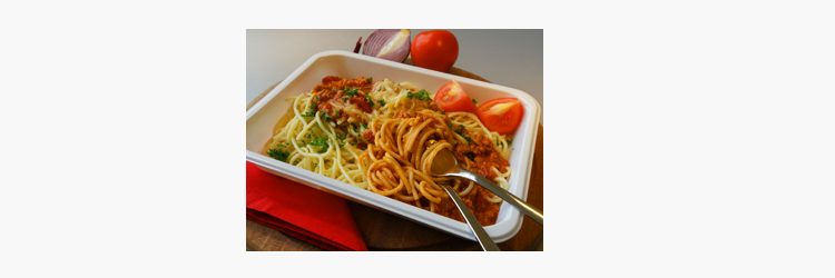 MacHalla-Mittagessen-Spaghetti Bolognese